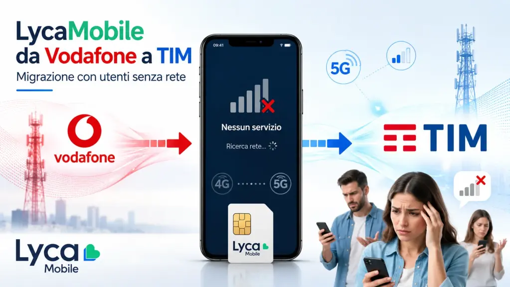 LycaMobile da Vodafone a TIM